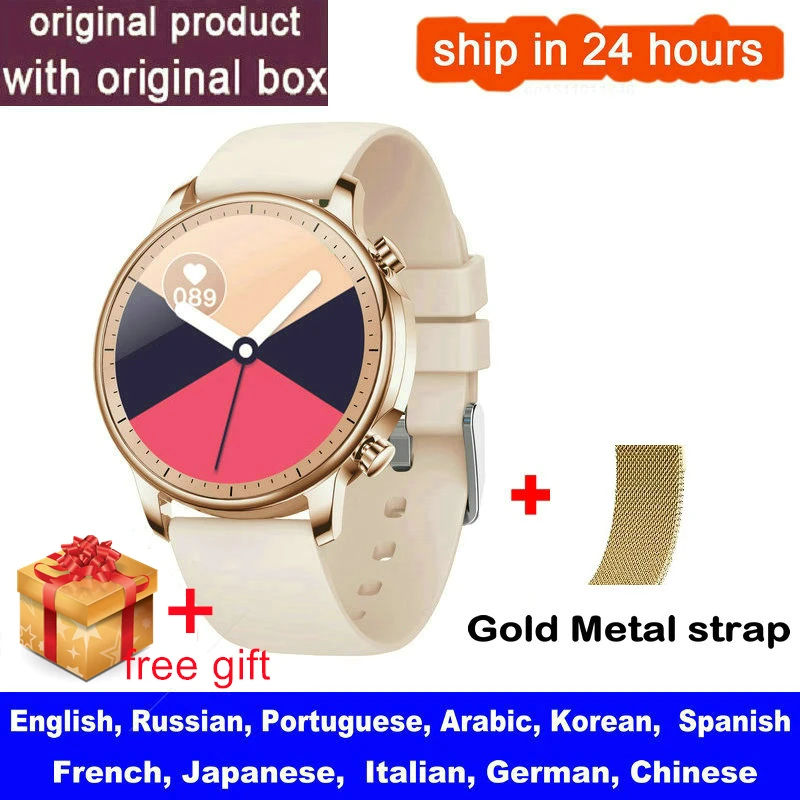New V23 Smart Watch Women Men Full Screen Touch IP67 Waterproof Heart Rate Blood Monitor for iOS Android Sport Smartwatch 