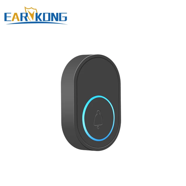 Intelligent Wireless Doorbell Home Welcome Doorbell Waterproof 300m Remote Smart Door Bell Chime EU UK US Plug Optional 1 button K