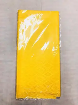 

ACI Yellow Damask Fabric 10 Yards Bazin Getzner Jacquard African Fabric Shadda New Fashion Guinea Brocade Fabric For Men Cloth