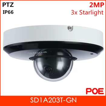 

Dahua POE PTZ Camera SD1A203T-GN 2MP 3 x Starlight IR Network Camera STARVIS CMOS IR 15m for Outdoor IP66 Survillance camera