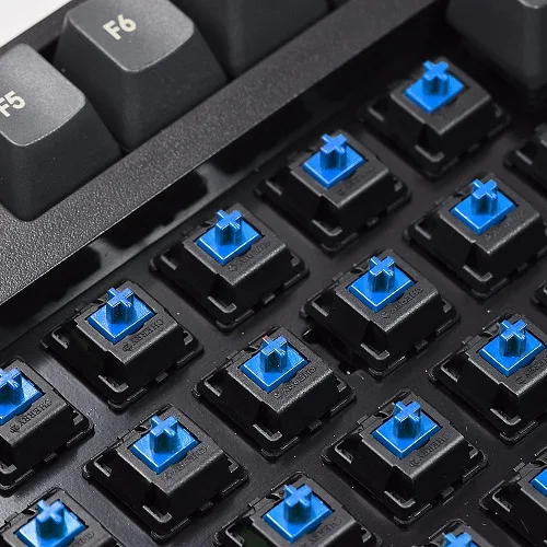 Cherry MX Blue Hello Ganss механическая клавиатура Cherry MX коричневый красный синий переключатели без ключа 104 клавиш для машиниста/офиса(черный - Цвет: Cherry MX Blue