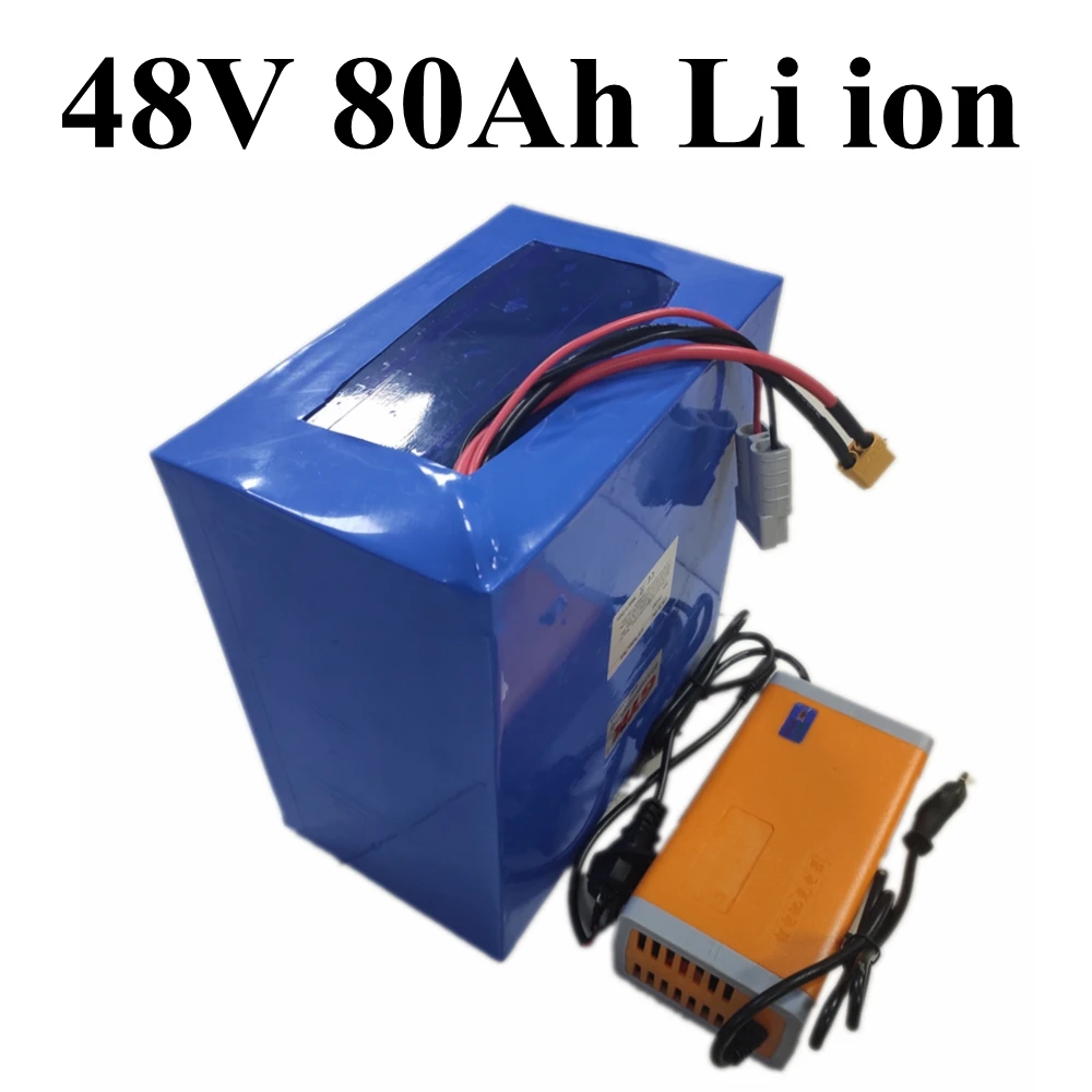 52v 25ah Ebike Battery 52V Lithium Ion Battery Pack, 14S5P 55Ah