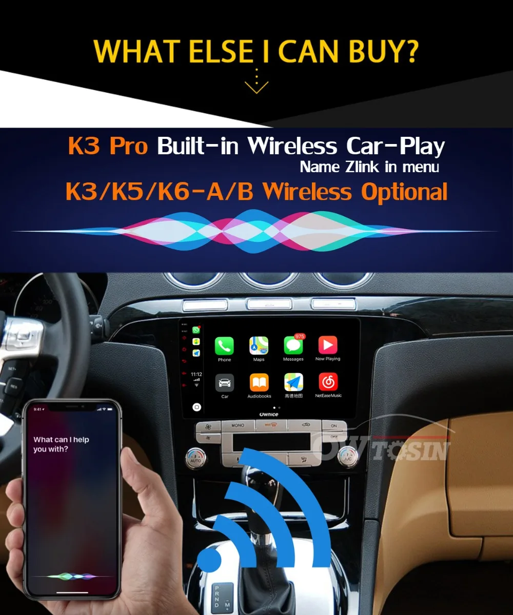 Clearance 360°Camera 4G SIM Android 9.0 4G+64G GPS Navi Radio CarPlay SPDIF DSP Car Player Stereo for Ford S-Max S Max 2007-2008 AT/MT 34