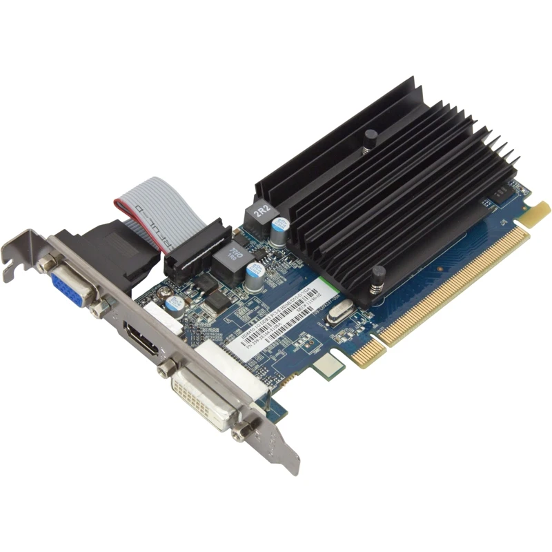 Видеокарта Sapphire PCI-E 11190-02-10G AMD HD6450 1024Mb 64b DDR3 DVIx1/HDMIx1/CRTx1 oem