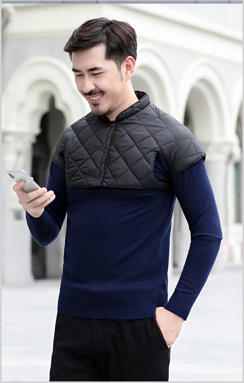 Winter Thicken Shoulder Pad Vest Women Red Black Quilted Short Puffer Waistcoat White Fleece Lining Warm Thermal Bolero Gilet