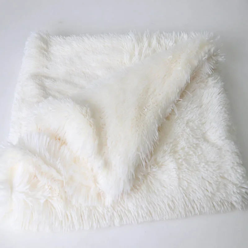 Manta de felpa suave y cálida para perros de compañía, colchón para dormir, manta mullida para gatos medianos, para invierno