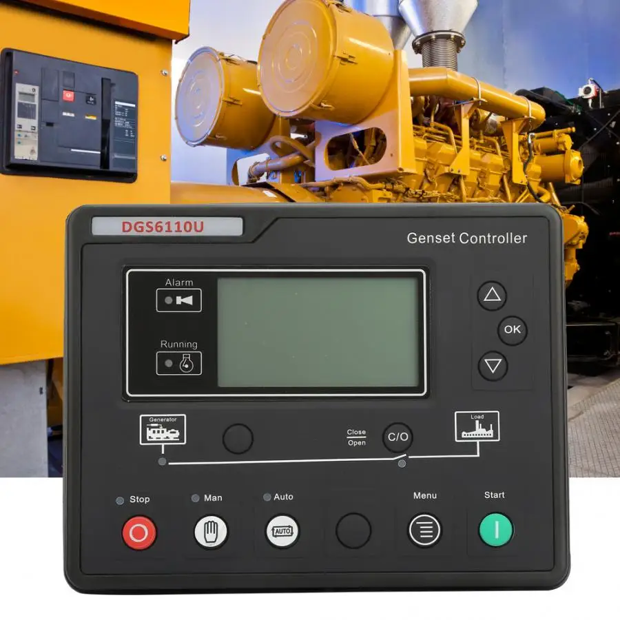 

DGS6110U Electronic Generator Controller Module Generator Controller Control Panel LCD Display Generator Parts and Accessories
