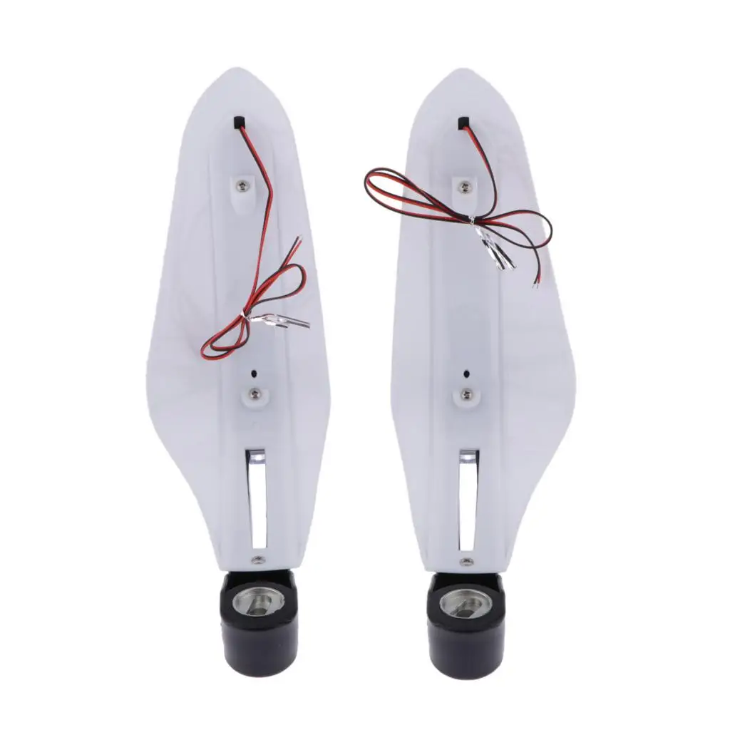 1 Pair Motorcycle Handlebar Hand Guards with LED Light Hand Guards Protectors for ATV Motocross Dirt Bike