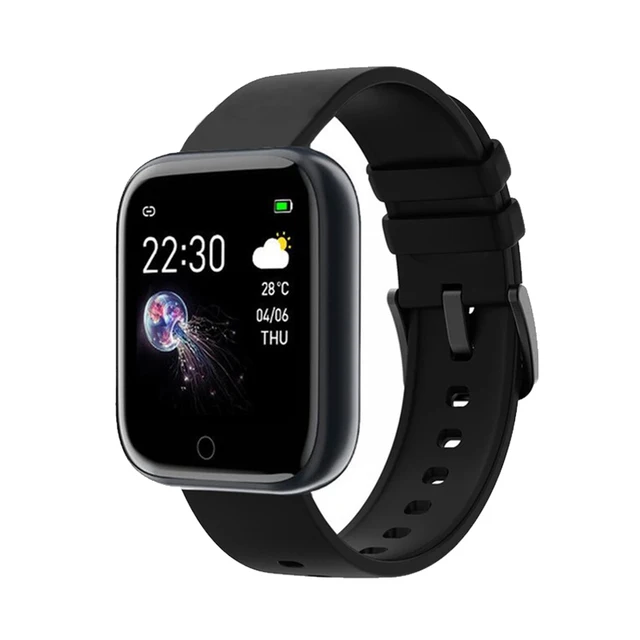 I5 Sport Smartwatch Women Men Heart Rate Blood Pressure Fitness Tracker Kids Smart Clock For Android IOS Smart Watch PK IWO P80 i5 Black