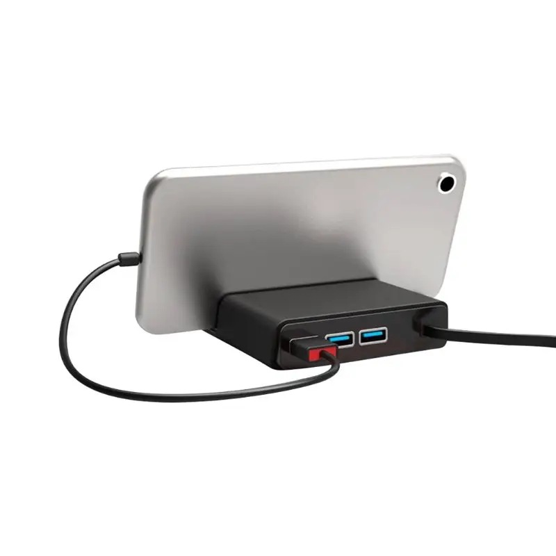 3 USB многофункциональное быстрое зарядное устройство портативное дорожное QI Беспроводная зарядка зарядное устройство держатель телефона Подставка для iPhone samsung