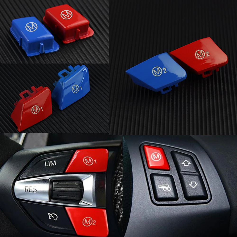 

Car Steering Wheel M M1 M2 Switch Button for 3 Series M3 E90 E92 E93 M3 F80 M4 F82 F83 M5 F10 M6 F06 X5M X6M F16 Accessories