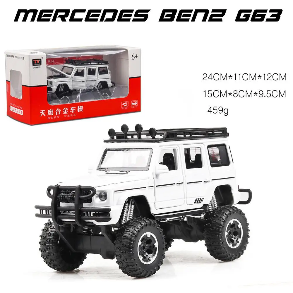 Kuulee 1:32 G63 G500 металлический сплав модель автомобиля игрушка с светильник звук для детей