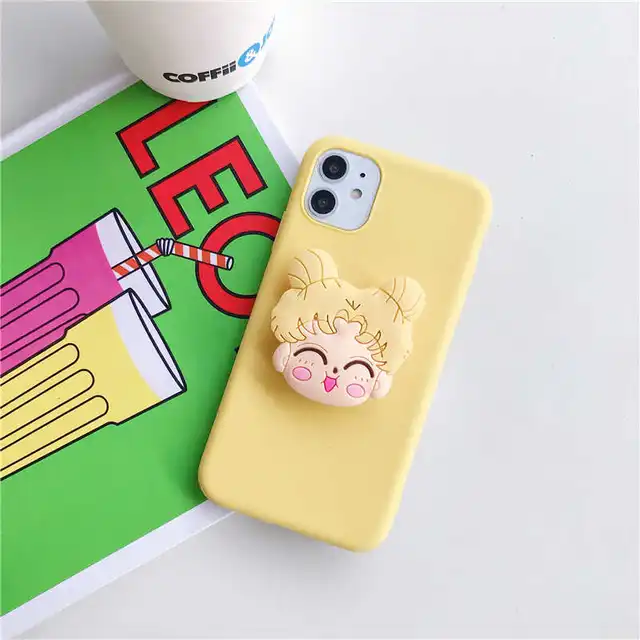 3D Cute cartoon holder stand Case For samsung galaxy a50 a70 a20 a30 a40 s8 s9 s10 plus lite note 9 10 8 a7 a8 2018 s7 edge a10 8