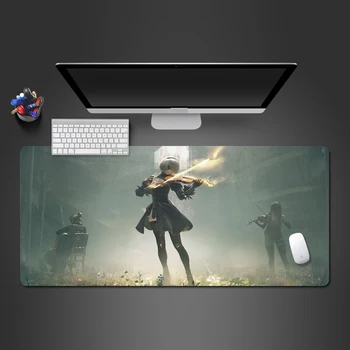 

Hot Nier Game Mouse Pad Rubber Professional PC Gaming Computer XL Mousepad Washable Big Desk Mat To Gamer Best Christmas Gifts