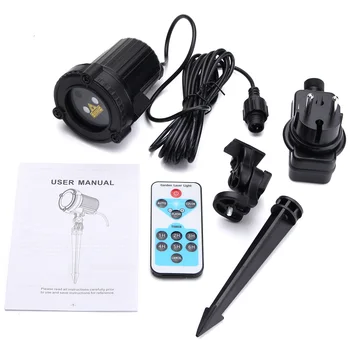 

Outdoor Laser Light Projector Lamp R&G Tree Spotlights Park Garden Lawn Christmas Laser Show Projector Moving Lighting
