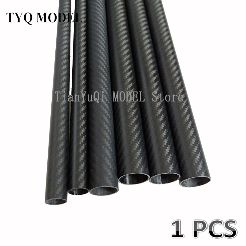 

1PCS length 500 mm carbon fiber tube high composite hardness material 3K Twill matte for plant protection aircraft