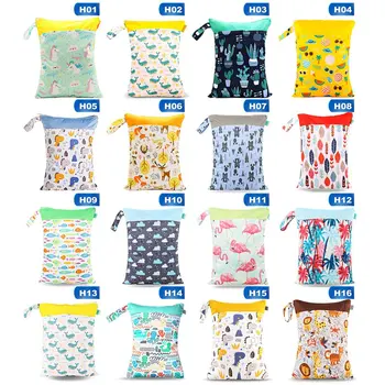 

Baby Newborn Cartoon Printed Mom Bag For Baby Infant Cloth Diaper Nappy Pouch Reusable Travel Outdoor Diaper Bag