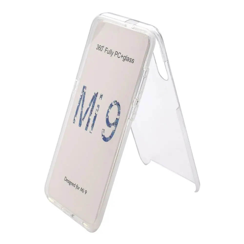 100 шт чехол на весь корпус для Xiao mi Red mi 7 6 6a Note 7 6 5 Pro mi 9 8 A2 Lite A1 Pocophone F1 Мягкий ТПУ передний Жесткий PC задний Чехол