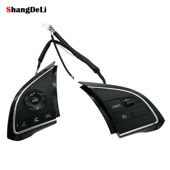 

Car Steering Wheel Button Cruise Control Switch Audio Media Multifunction Button For Mitsubishi Outlander 2016 - 2018 Xpander