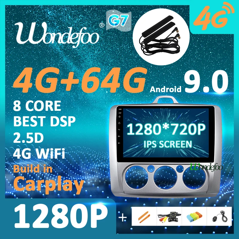 Clearance Android 9.0 1280P 4G 64G Carplay Auto GPS Radio for Ford Focus EXI MT 2 3 Mk2 2004-2011 Multimedia IPS Screen No DVD Head Unit 0 Clearance Android 9.0 1280P 4G 64G Carplay Auto GPS Radio for Ford Focus EXI MT 2 3 Mk2 2004-2011 Multimedia IPS Screen No DVD Head Unit 0