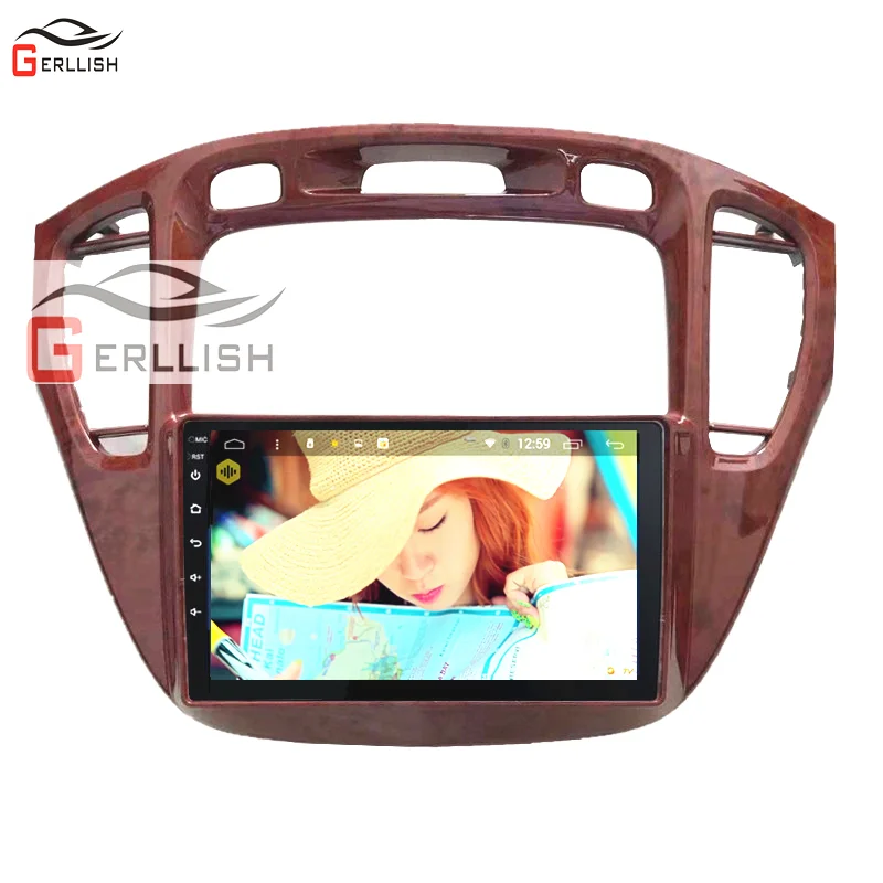 For Toyota Highlander 2000 2001 2002 2003 2004 2005 2006 2007 Android car multimedia GPS player audio radio stereo BT style