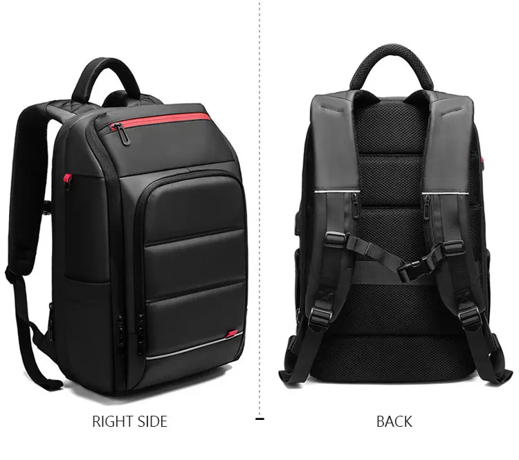 DIENQI, простой высококачественный рюкзак для компьютера, противоугонные дорожные сумки для мужчин, рюкзак с USB, водонепроницаемый мужской рюкзак, Mochila