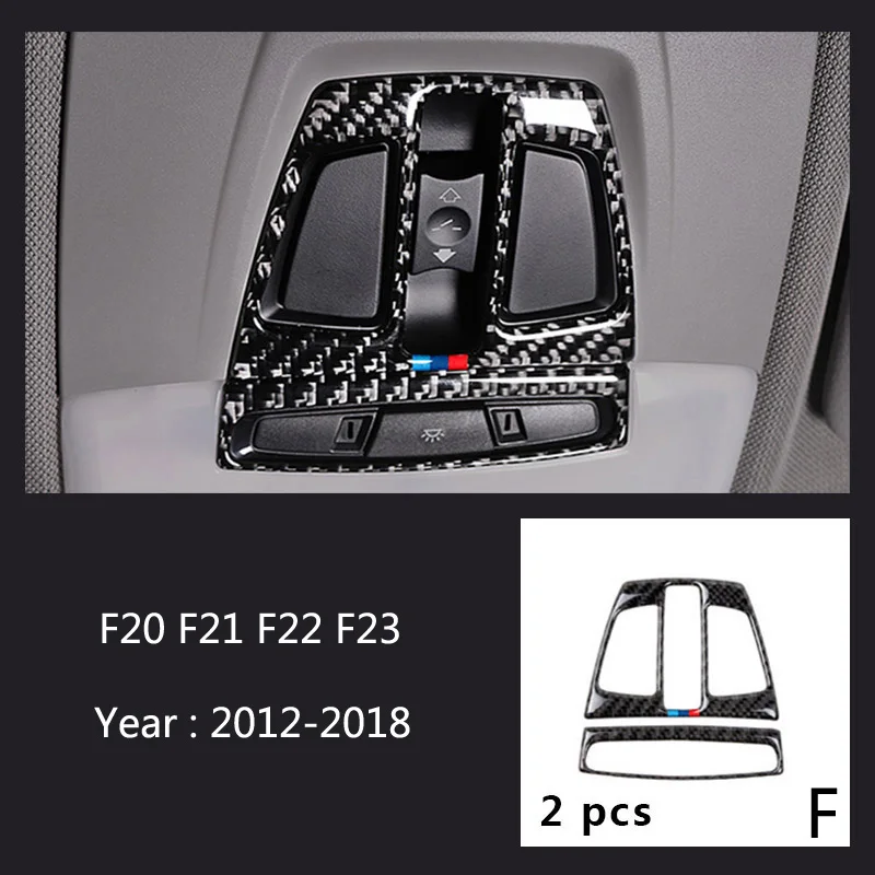 Углеродное волокно для BMW 1 2 серии F20 F21 F22 F23 интерьер переключения передач кондиционер CD панель двери подлокотник Крышка отделка автомобиля Наклейка - Название цвета: F Type