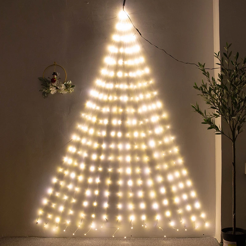 

600 LED Christmas Icicle Lights fairy string Branch lights for tree Wedding Party indoor outdoor Holiday Garden Decoration
