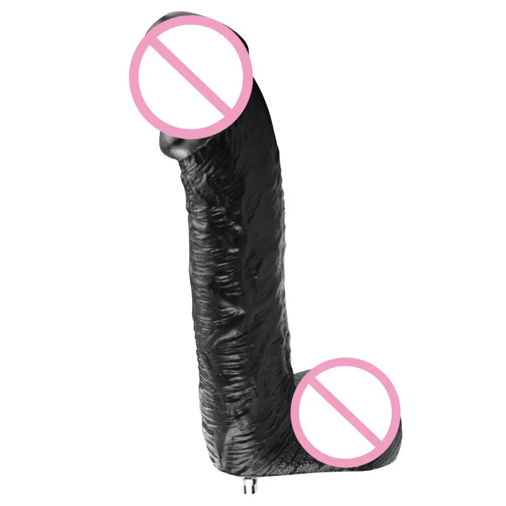 Metal Sex Machine Attachment ANNGEOK Realistic Huge Thick Dildo for Women Vagina Stimulation Men Dildo Sex Toy AN-S4