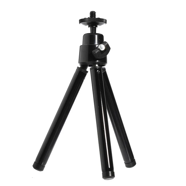Мини штатив подставка 19,5 см камера видео держатель крепление 1/4 ''винт для Canon цифровой черный металлический штатив с нескользящей резиновой ножкой