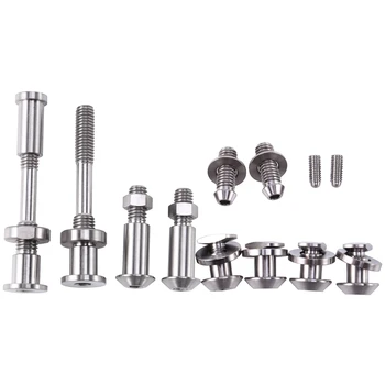 

SEWS-BMX Titanium Screw Stem Head Tube Seatpost Brake Screw Set for Brompton 2018 2019 Model Bicycle Parts