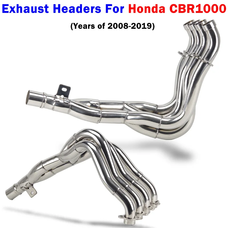 cbr1000 2008- Slip-on Motorcycle exhaust muffler headers link front down pipe for Honda CBR1000 2008