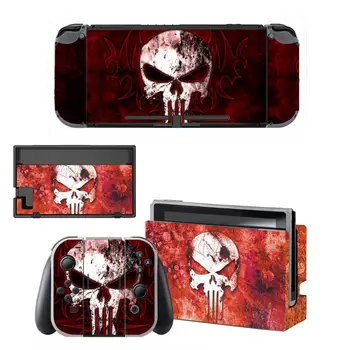 

The Punisher Skin Sticker Decal for Nintendo Switch sticker skin for Nintend Switch NS Console Joy-Con Controller Vinyl