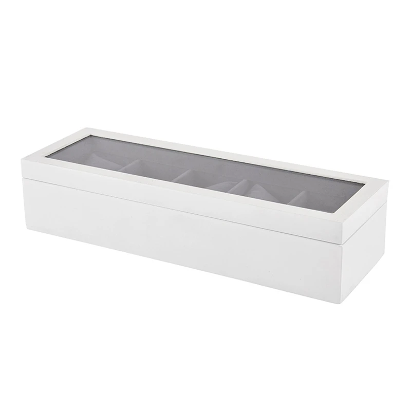 5 Slot / Grid Watch Box Portable Wooden Display Container Storage Holder Travel Organizer Case Gift unique and beautiful box