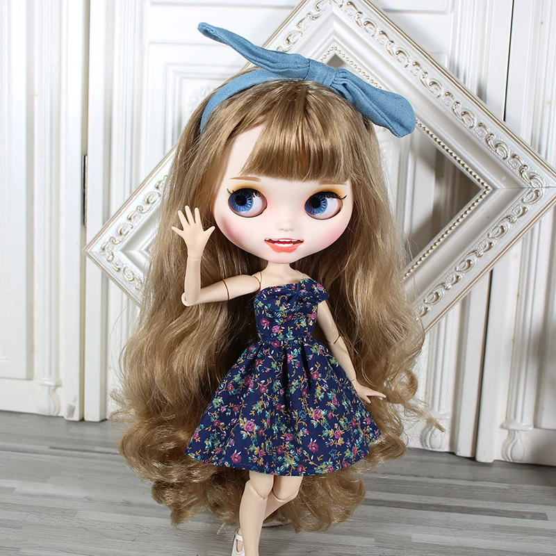 Fortune Days Blyth ICY DBS 1/6 топ-труба с цветочным принтом и повязка на голову