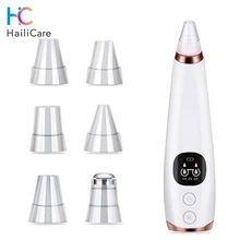 Очиститель пор кожи черная головка для удаления электрической пор лица вакуумный всасывающий уход за кожей лица инструменты дропшиппинг