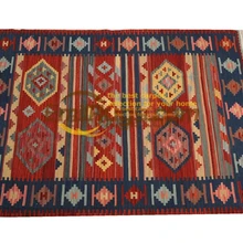 Шерстяное килим ручной работы пол для спальни геометрический турецкий молитвенный Шерстяной Вязание