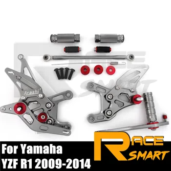 

CNC Adjustable Rearset FootPegs For YAMAHA YZF R1 2009-2014 R 1 R-1 Rear Footrests Foot Rest Pegs Pedal Motorcycle Accessories
