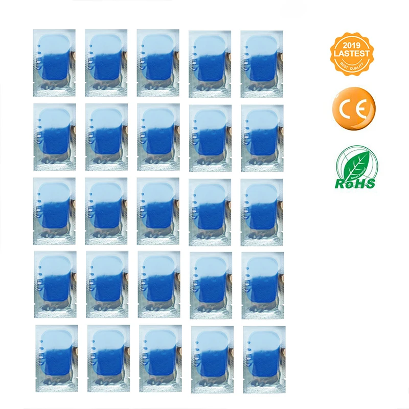 Abs Gel Pad 15 pair EMS, беспроводной стимулятор мышц, тренажер, умный фитнес, тренировка живота, светодиодный, Электрические наклейки для похудения, пояс для похудения - Цвет: Abs Gel Pad 15 pair