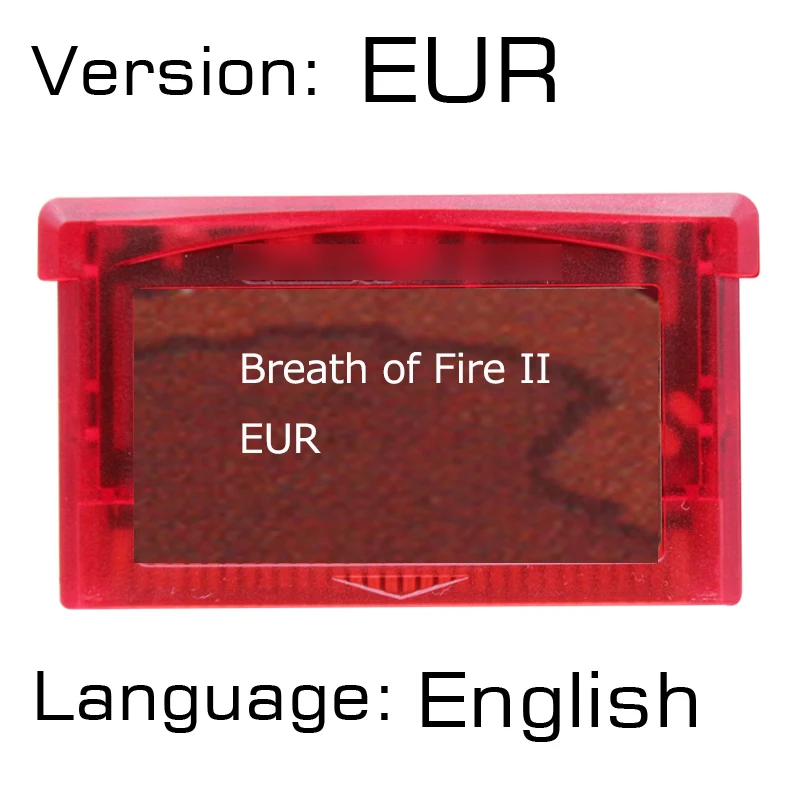 Дыхание ofFire 2 с 32 бит видеоигры картридж Консоли Карты ЕС версия Английский язык