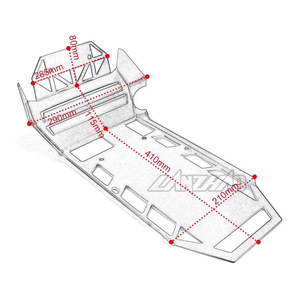 Оранжевый Мотоцикл CNC алюминиевый двигатель Chassic Защитная крышка для KTM 250 390 DUKE