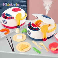 Jouets interactifs, simulation de cuiseur électrique à riz pour fille, jeu, mini nourriture artificielle pour la cuisine, la maison, enfant, 