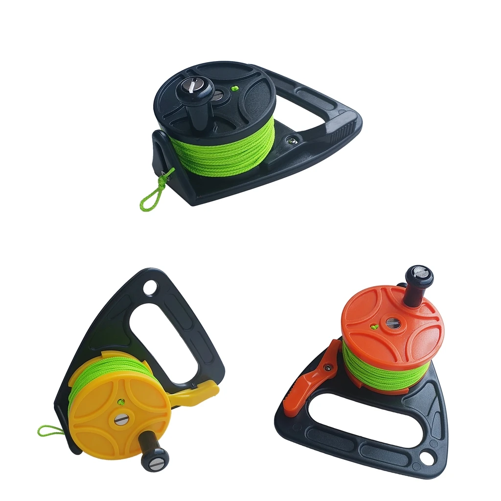 Scuba Diving Multi Purpose Dive Reel 46m/150ft Line for Kayak Canoe Durable Water Sports Swimming Diving