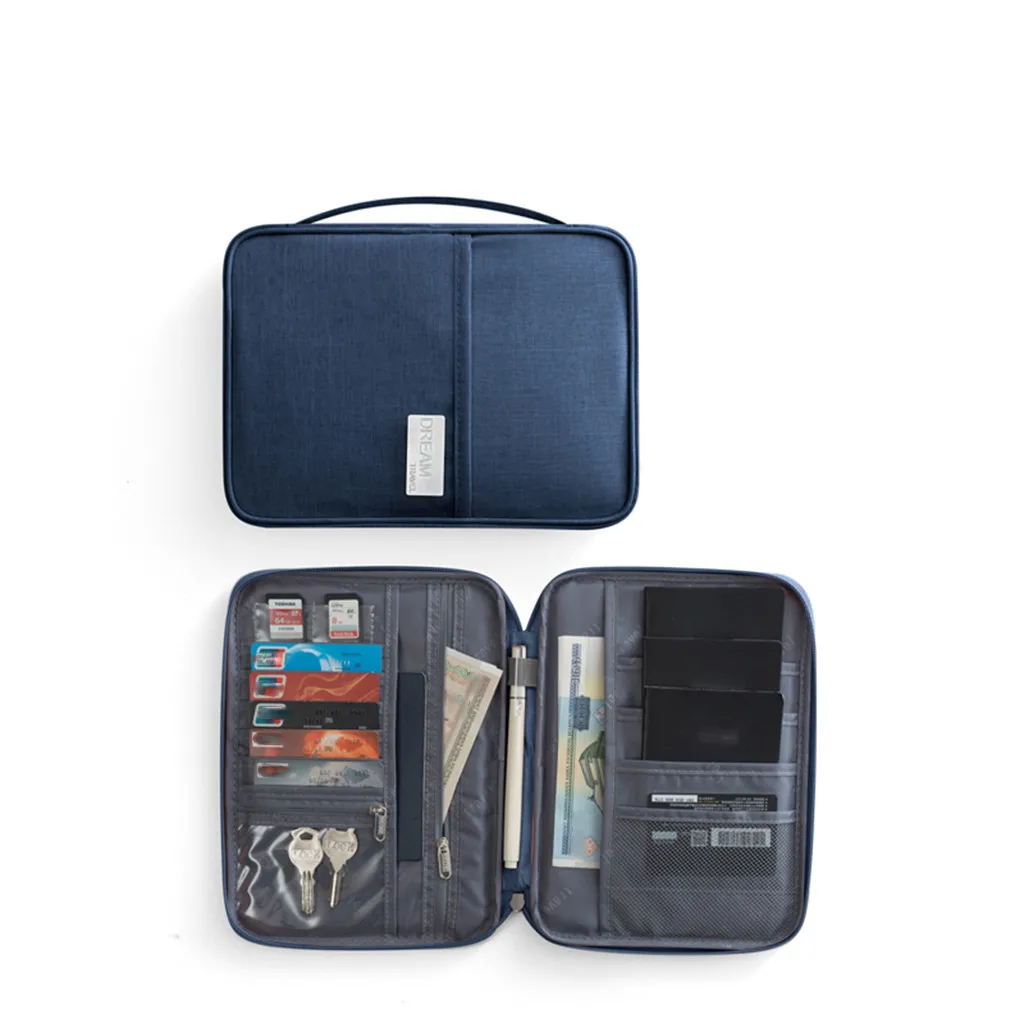 

Waterproof Passport Holder Travel Wallet Big Credit Card Wallets Organizer Travel Accessories Document Bag Cardholder 2019 #L5