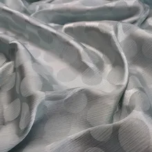 Глянцевая жаккардовая атласная ткань в крупный горошек креп-сатин шифон женское платье рубашка ткань