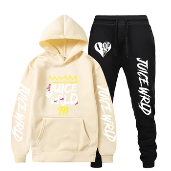 Juice Wrld Hoodies Sweatshirt + Sweatpants Suits 2