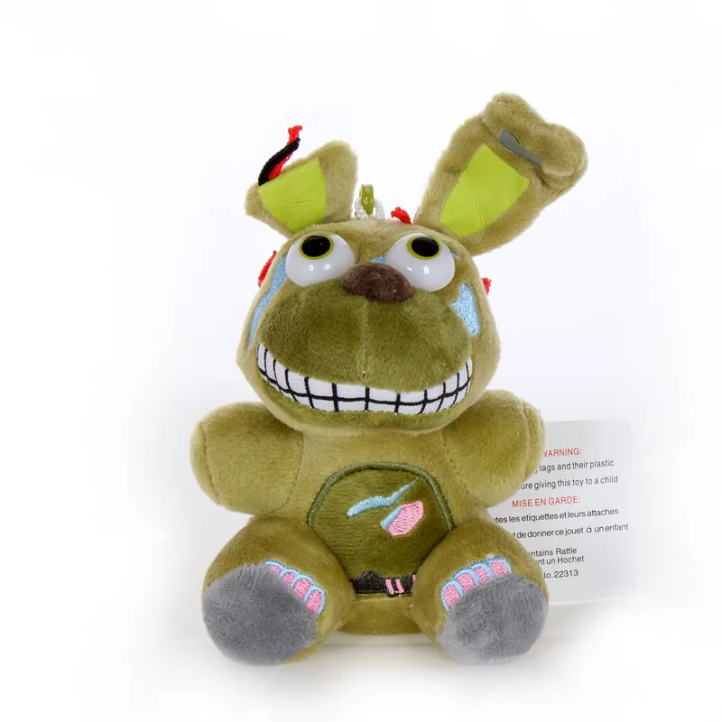 Feddy 1 шт. 15-25 см поступление пять ночей у Фредди 4 FNAF плюшевые игрушки подвесной зажим брелок мягкие игрушки для подарки для детей - Цвет: Feddy