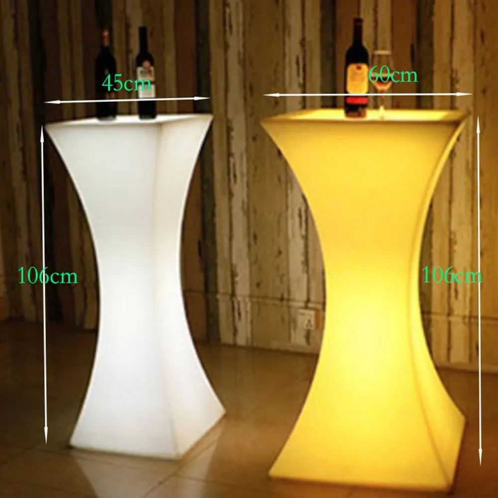 New Colorful changing led Luminous bar table nightclub lighted up furniture Commercial Furniture supplies New Colorful changing led Luminous bar table nightclub lighted up furniture Commercial Furniture supplies
