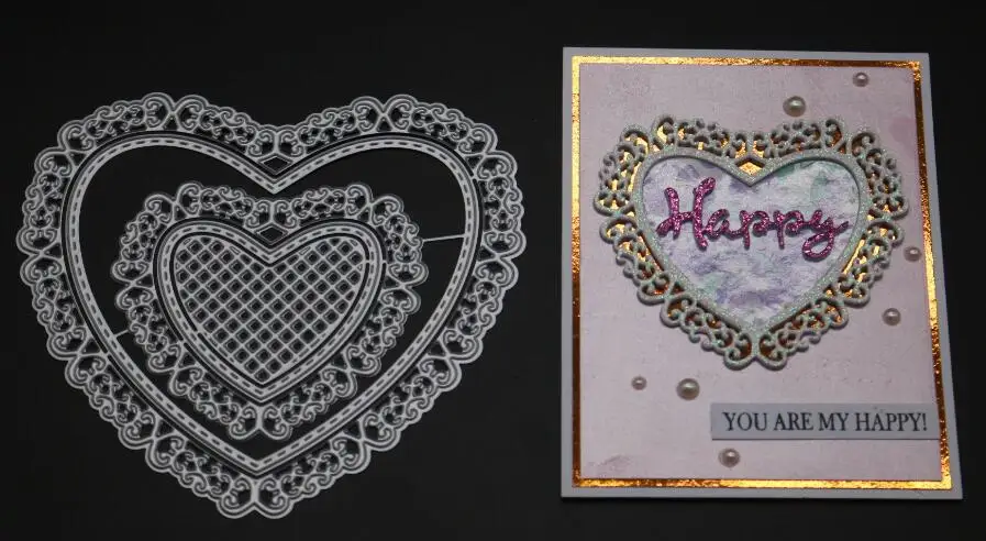 13.9x12.7cm YINISE металлические режущие штампы для трафареты для скрапбукинга футболка коробка для торта DIY бумажные открытки в альбом для создания папки для тиснения высечки вырезать умирают плесень Записки бумага ремесло нож п - Цвет: 13.9x12.7cm