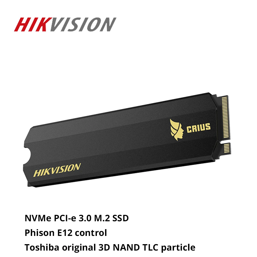 Hikvision SSD M2 512 ГБ C2000 Pro 3500 МБ/с./с NVMe Внутренние твердотельные накопители для